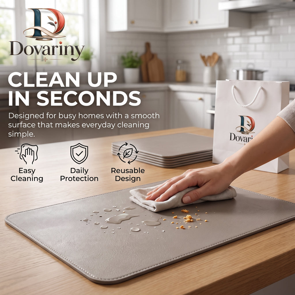 Dovariny™ TableWeave Dining Placemat – Modern Heat-Resistant Table Mat for Everyday Meals, Dinner Parties & Home Décor