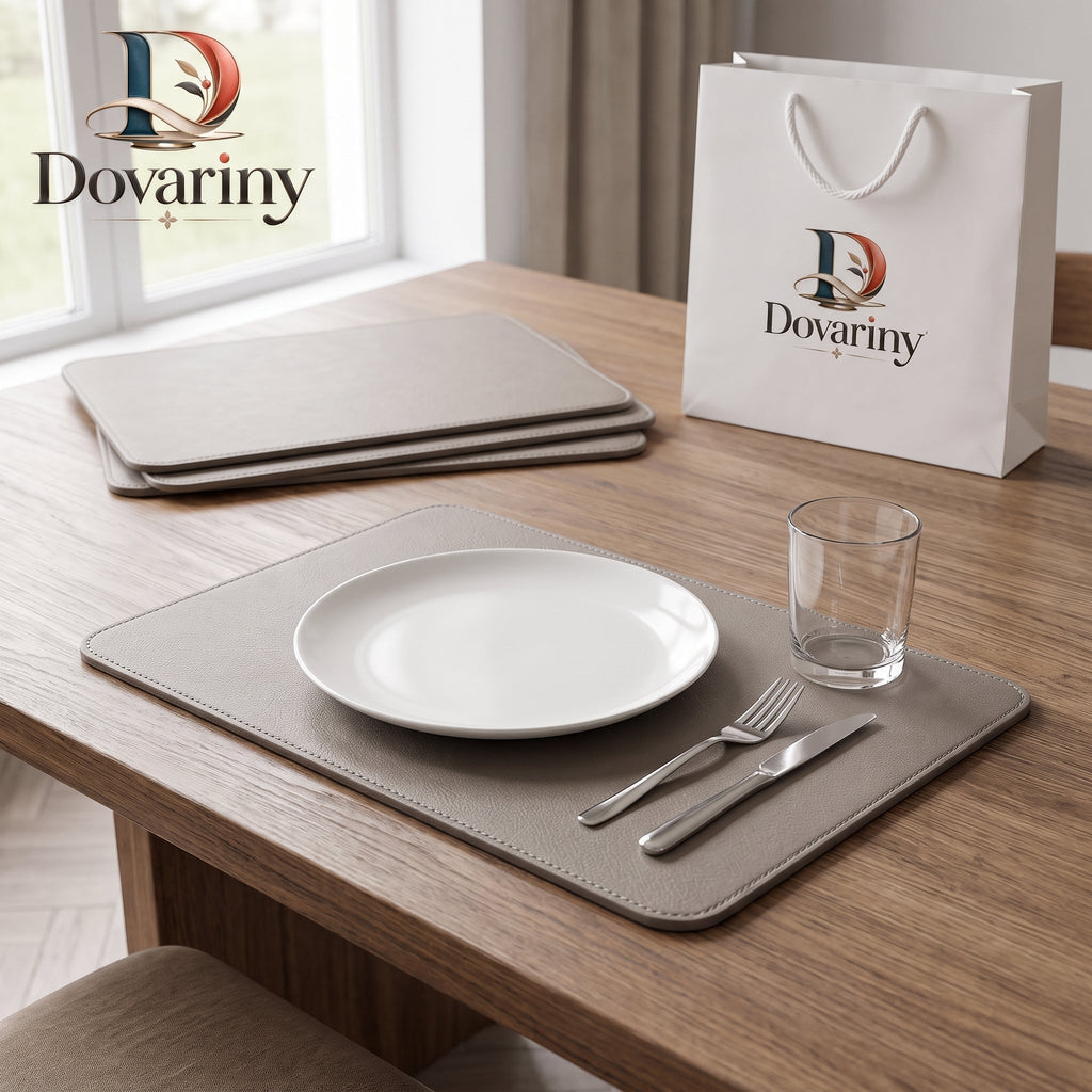 Dovariny™ TableWeave Dining Placemat – Modern Heat-Resistant Table Mat for Everyday Meals, Dinner Parties & Home Décor