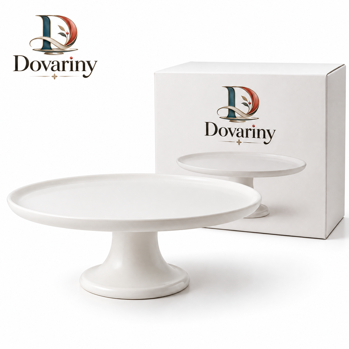 Dovariny™ ElevateCake Display Stand – Raised Dessert Pedestal for Cakes, Cupcakes, Pastries & Entertaining